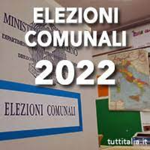 elezioni comunali anno 2022