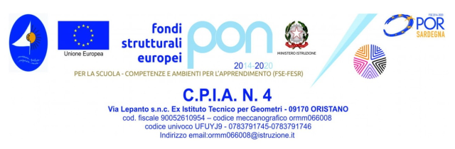 CPIA 4 - ORISTANO  ISCRIZIONI A.S. 2022/2023