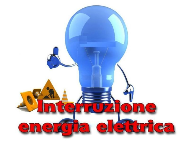 AVVISO DI INTERRUZIONE DI ENERGIA ELETTRICA.
