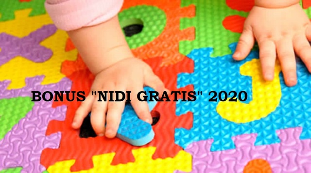 BONUS "NIDI GRATIS" 2020